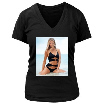 Brooklyn Decker Women's Deep V-Neck TShirt