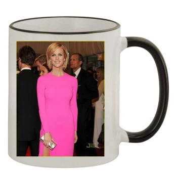 Brooklyn Decker 11oz Colored Rim & Handle Mug