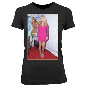 Brooklyn Decker Women's Junior Cut Crewneck T-Shirt