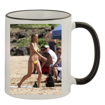 Brooklyn Decker 11oz Colored Rim & Handle Mug