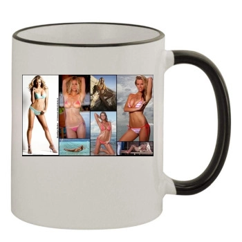 Brooklyn Decker 11oz Colored Rim & Handle Mug