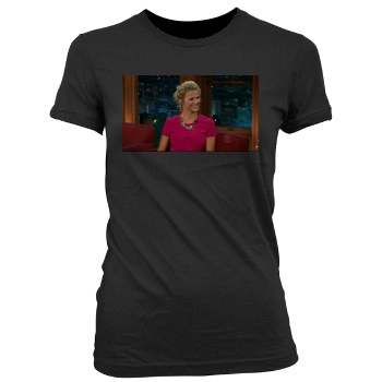 Brooklyn Decker Women's Junior Cut Crewneck T-Shirt