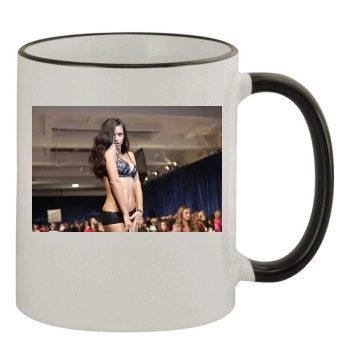 Adriana Lima 11oz Colored Rim & Handle Mug