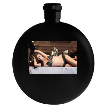 Adriana Lima Round Flask