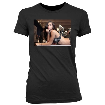 Adriana Lima Women's Junior Cut Crewneck T-Shirt