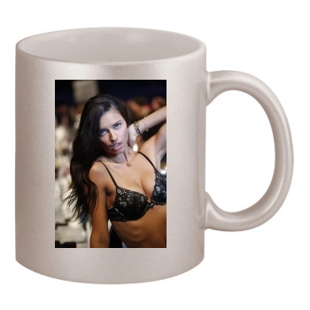 Adriana Lima 11oz Metallic Silver Mug