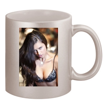 Adriana Lima 11oz Metallic Silver Mug