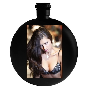 Adriana Lima Round Flask