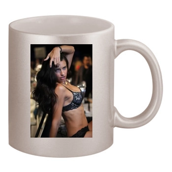 Adriana Lima 11oz Metallic Silver Mug