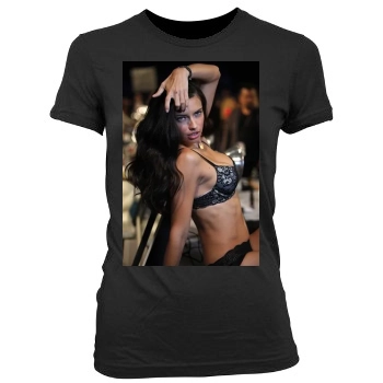 Adriana Lima Women's Junior Cut Crewneck T-Shirt