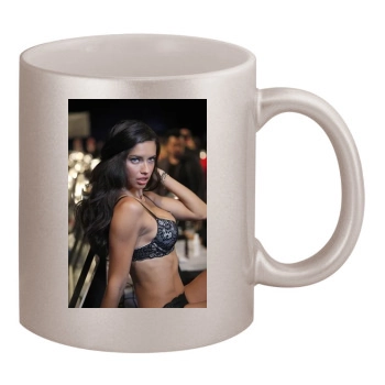 Adriana Lima 11oz Metallic Silver Mug