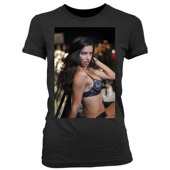 Adriana Lima Women's Junior Cut Crewneck T-Shirt