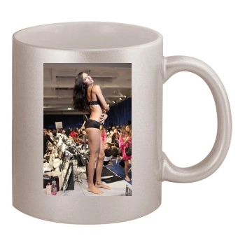 Adriana Lima 11oz Metallic Silver Mug