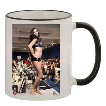 Adriana Lima 11oz Colored Rim & Handle Mug