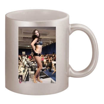 Adriana Lima 11oz Metallic Silver Mug