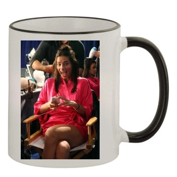 Adriana Lima 11oz Colored Rim & Handle Mug