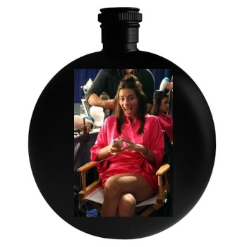 Adriana Lima Round Flask