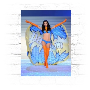 Adriana Lima Metal Wall Art