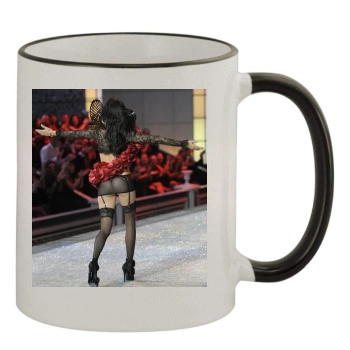 Adriana Lima 11oz Colored Rim & Handle Mug