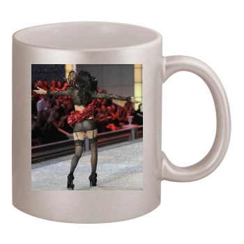 Adriana Lima 11oz Metallic Silver Mug