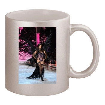 Adriana Lima 11oz Metallic Silver Mug