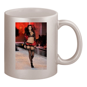 Adriana Lima 11oz Metallic Silver Mug