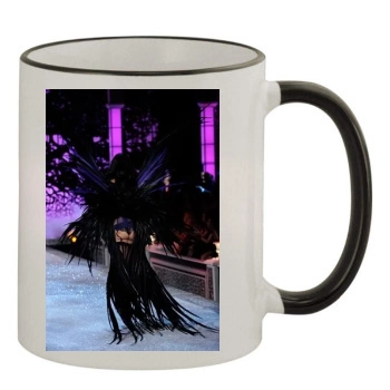 Adriana Lima 11oz Colored Rim & Handle Mug