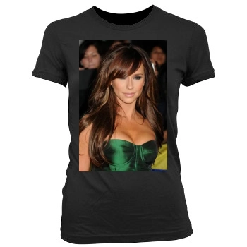 Jennifer Love Hewitt Women's Junior Cut Crewneck T-Shirt