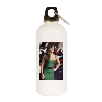 Jennifer Love Hewitt White Water Bottle With Carabiner