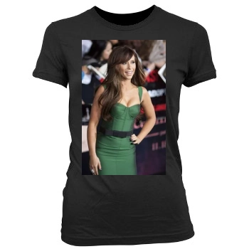 Jennifer Love Hewitt Women's Junior Cut Crewneck T-Shirt