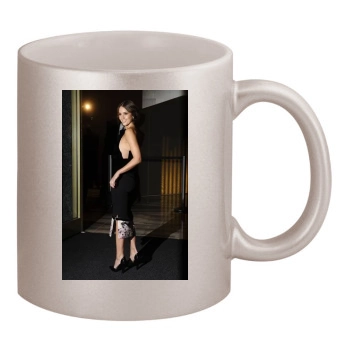 Jessica Alba 11oz Metallic Silver Mug