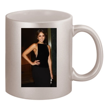 Jessica Alba 11oz Metallic Silver Mug