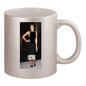 Jessica Alba 11oz Metallic Silver Mug