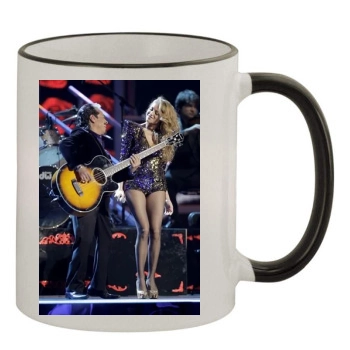 Paulina Rubio 11oz Colored Rim & Handle Mug