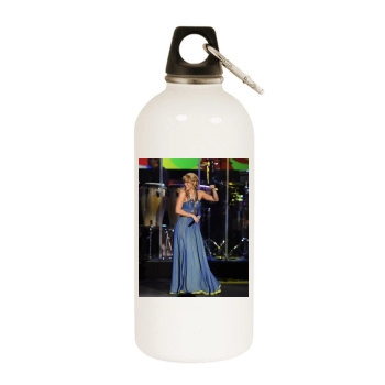 Shakira White Water Bottle With Carabiner