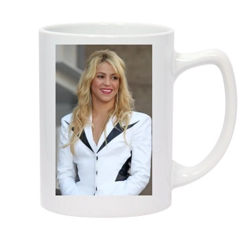 Shakira 14oz White Statesman Mug