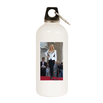 Shakira White Water Bottle With Carabiner