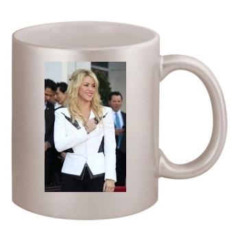 Shakira 11oz Metallic Silver Mug