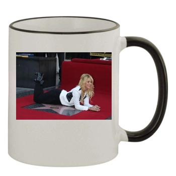 Shakira 11oz Colored Rim & Handle Mug