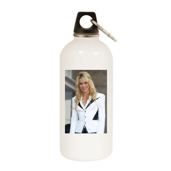 Shakira White Water Bottle With Carabiner