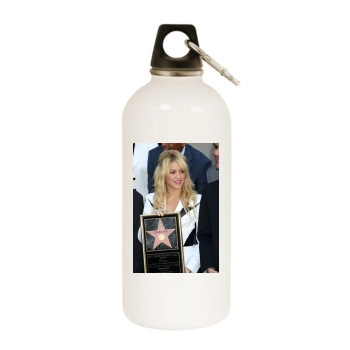 Shakira White Water Bottle With Carabiner
