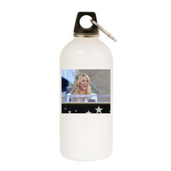 Shakira White Water Bottle With Carabiner