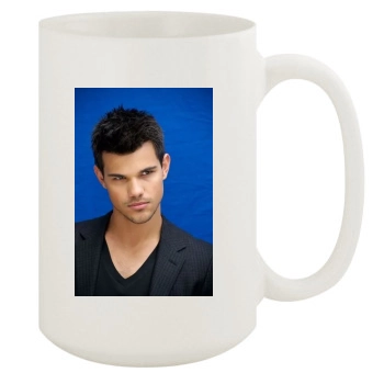 Taylor Lautner 15oz White Mug