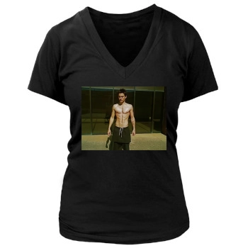 Jared Leto Women's Deep V-Neck TShirt