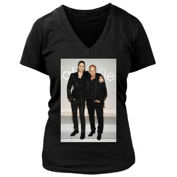 Jared Leto Women's Deep V-Neck TShirt