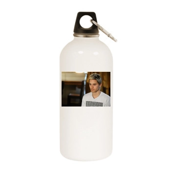 Jared Leto White Water Bottle With Carabiner