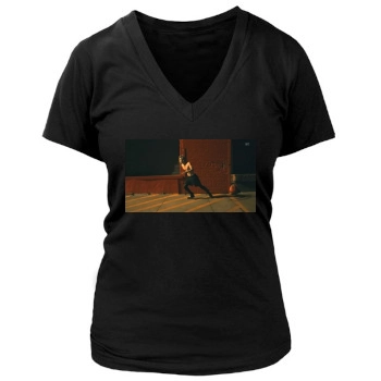 Jared Leto Women's Deep V-Neck TShirt