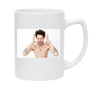 Jared Leto 14oz White Statesman Mug