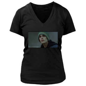 Jared Leto Women's Deep V-Neck TShirt