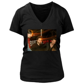 Jared Leto Women's Deep V-Neck TShirt